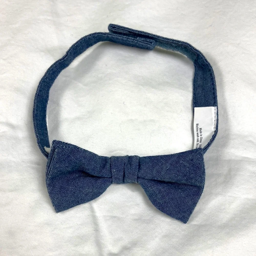 Gymboree boys blue bowtie size XS/S